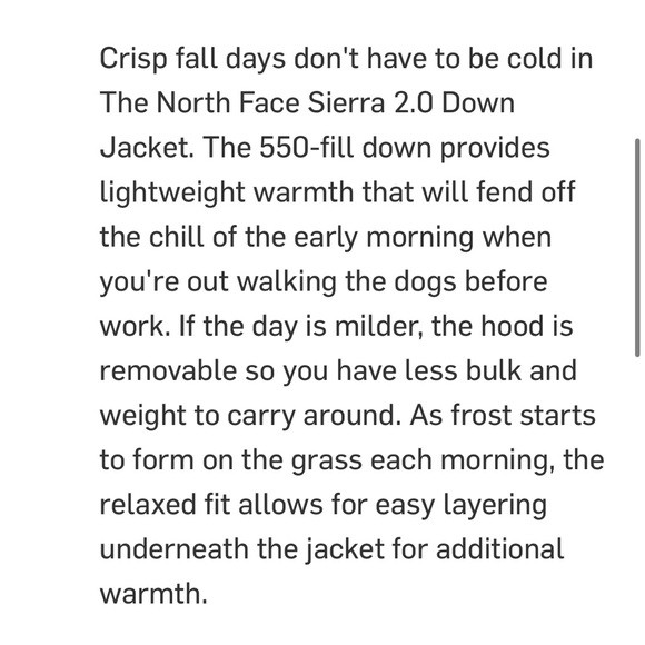 THE NORTH FACE Sierra 2.0 Down Jacket Womens - Picture 5 of 8